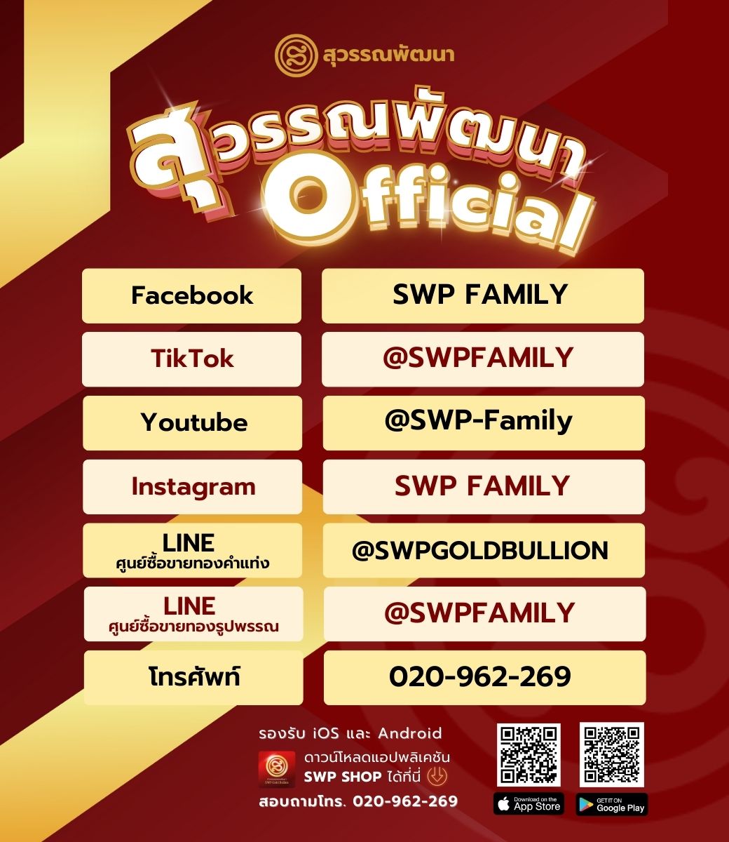 SWP OFFICIAL | ช่องทางจริง! ในการติดตามข้อมูลข่าวสารจากสุวรรณพัฒนา
